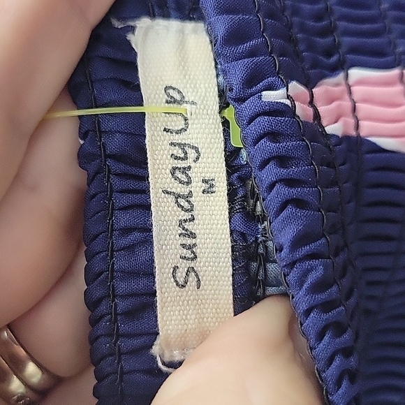 NWOT SUNDAY UP SAY IT SWEETLY DRESS NAVY SIZE MEDIUM - Picture 7 of 8